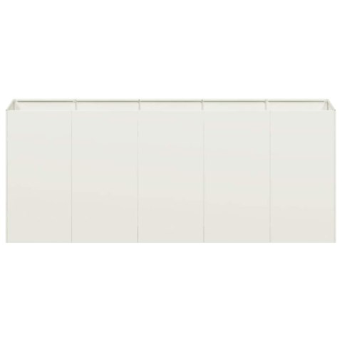 DONICA BIAŁA 200X40X80CM STAL WALCOWANA NA ZIMNO