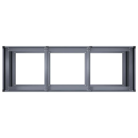 DONICZKA ANTRACYT 120X40X80CM STAL WALCOWANA NA ZIMNO