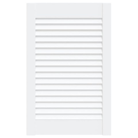 DRZWI ŻALUZJOWE DO SZAFKI BIAŁE 61,5X39,4CM SOSNOWE