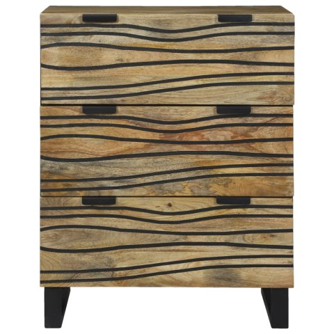 KOMODA 60X33.5X75CM Z LITEGO DREWNA MANGO