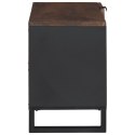 SZAFKA RTV 80X31.5X46CM LITE DREWNO MANGO I DREWNO INŻYNIERYJNE