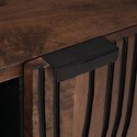 SZAFKA RTV 80X31.5X46CM LITE DREWNO MANGO I DREWNO INŻYNIERYJNE