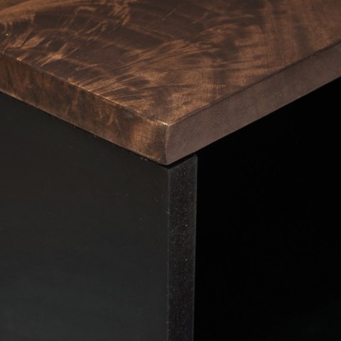 SZAFKA RTV 80X31.5X46CM LITE DREWNO MANGO I DREWNO INŻYNIERYJNE