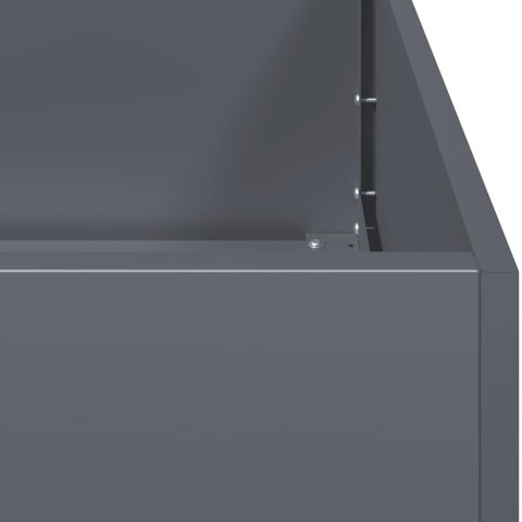 DONICZKA ANTRACYT 200X40X80CM STAL WALCOWANA NA ZIMNO