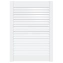DRZWI ŻALUZJOWE DO SZAFKI BIAŁE 69X49,4CM SOSNOWE