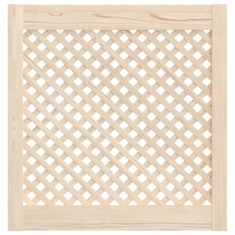 DRZWICZKI DO SZAFKI Z KRATKĄ 2 SZT. 59,5X61,5CM SOSNOWE