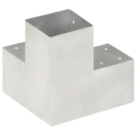 ŁĄCZNIKI W KSZTAŁCIE Y 4 SZT. GALWANIZOWANY METAL 101X101MM