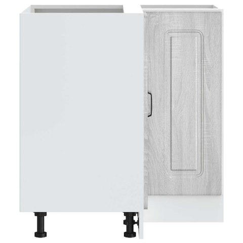 NAROŻNA SZAFKA KUCHENNA DOLNA KALMAR SZARY DĄB SONOMA