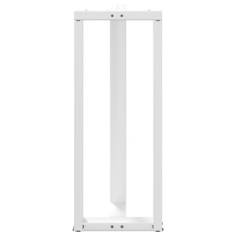 NOGI DO STOŁU BAROWEGO W KSZTAŁCIE LITERY T 2 SZT. BIAŁE 40X35X(100-101)CM STAL