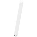 NOGI DO STOŁU KONSOLOWEGO W KSZTAŁCIE LITERY U 2 SZT. BIAŁE 28X(7273)CM STAL