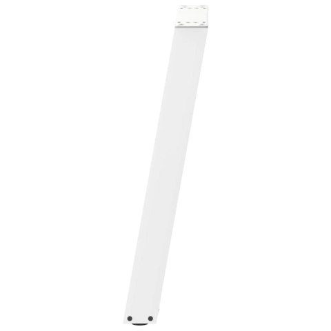 NOGI DO STOŁU KONSOLOWEGO W KSZTAŁCIE LITERY U 2 SZT. BIAŁE 28X(7273)CM STAL