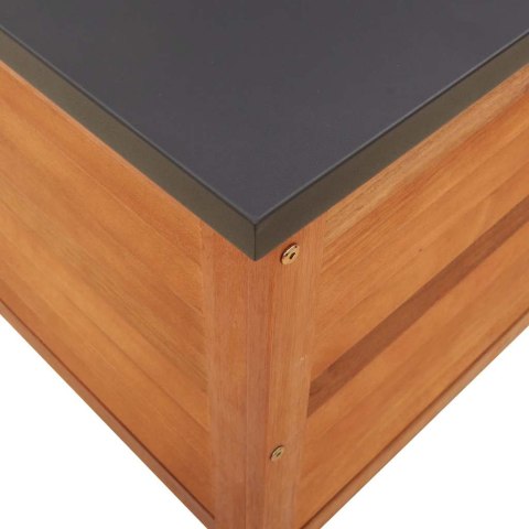 SKRZYNIA OGRODOWA 60X50X55CM LITE DREWNO EUKALIPTUSOWE