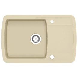 GRANITOWY ZLEWOZMYWAK JEDNOKOMOROWY BEŻOWY
