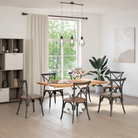 NOGA DO STOŁU JADALNEGO W KSZTAŁCIE PAJĄKA BIAŁA 85X85X(72-73)CM STALOWA