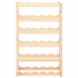 STOJAK NA 30 BUTELEK WINA DREWNO SOSNOWE