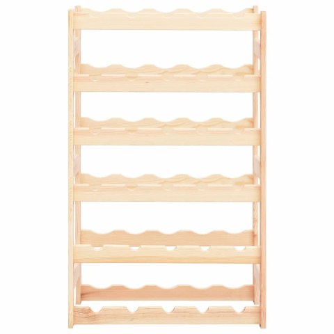 STOJAK NA 30 BUTELEK WINA DREWNO SOSNOWE