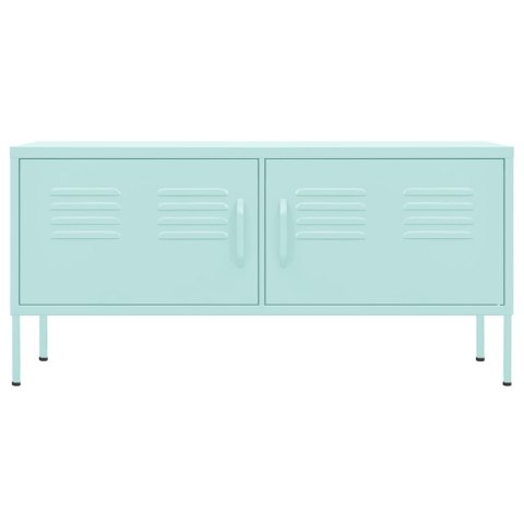 SZAFKA POD TELEWIZOR MIĘTOWA 105X35X50CM STALOWA