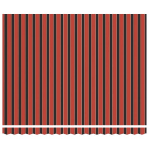 AUTOMATYCZNA CHOWANA MARKIZA POMARAŃCZOWA I BRĄZOWA 350X250 CM