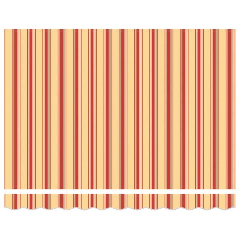 AUTOMATYCZNA MARKIZA CHOWANA W ŻÓŁTYM I POMARAŃCZOWYM 300X250 CM