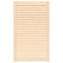 DRZWI ŻALUZJOWE DO SZAFKI 99,3X59,4 CM LITE DREWNO SOSNOWE