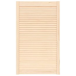 DRZWI ŻALUZJOWE DO SZAFKI 99,3X59,4 CM LITE DREWNO SOSNOWE
