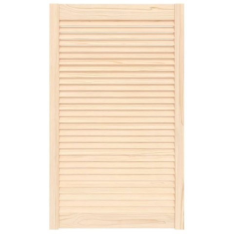 DRZWI ŻALUZJOWE DO SZAFKI 99,3X59,4 CM LITE DREWNO SOSNOWE