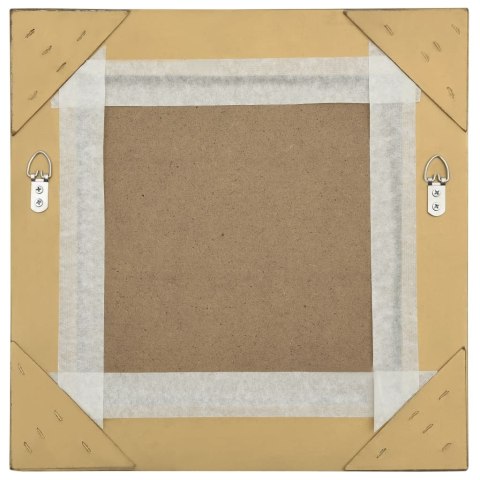 LUSTRO ŚCIENNE W STYLU BAROKOWYM 40X40CM ZŁOTE