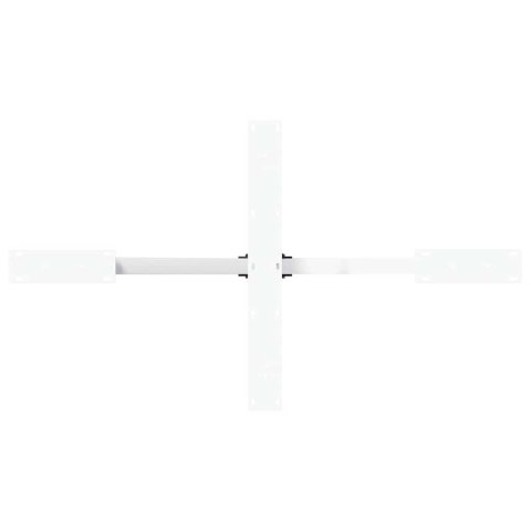 NOGA DO STOŁU JADALNEGO PAJĄK KSZTAŁT BIAŁY 120X68X(72-73)CM STAL