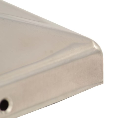 DASZKI NA SŁUPKI 6 SZT. STAL NIERDZEWNA 101X101MM