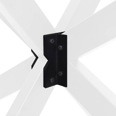 NOGA DO STOŁU JADALNEGO PAJĄK KSZTAŁT BIAŁY 150X78X(72-73)CM STAL