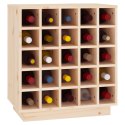 SZAFKA NA WINO 55,5X34X61CM LITE DREWNO SOSNOWE