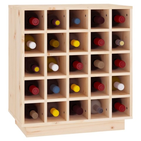 SZAFKA NA WINO 55,5X34X61CM LITE DREWNO SOSNOWE