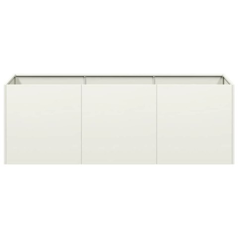 DONICA BIAŁA 120X40X40CM STAL WALCOWANA NA ZIMNO