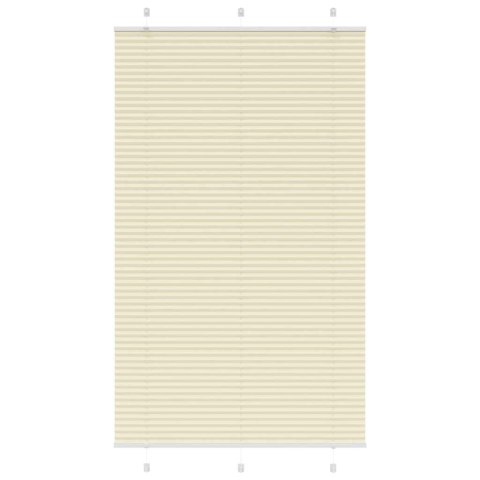 ROLETA PLISOWANA KREMOWA 120X200CM SZEROKOŚĆ TKANINY 119,4CM