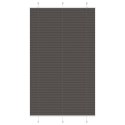 ROLETA PLISOWANA CZARNA 120X200CM SZEROKOŚĆ TKANINY 119,4CM