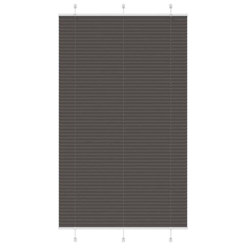 ROLETA PLISOWANA CZARNA 120X200CM SZEROKOŚĆ TKANINY 119,4CM