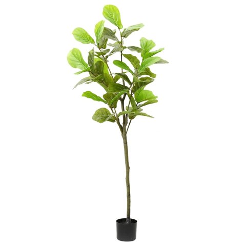 SZTUCZNE DRZEWO FICUS 48 LIŚCI 165CM ZIELONE