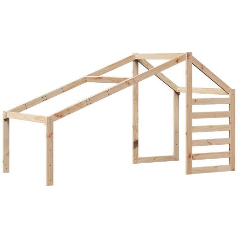 DASZEK DO ŁÓŻKA DZIECIĘCEGO 198X97X113CM LITE DREWNO SOSNOWE