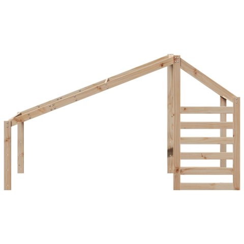 DASZEK DO ŁÓŻKA DZIECIĘCEGO 198X97X113CM LITE DREWNO SOSNOWE