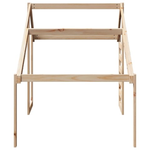 DASZEK DO ŁÓŻKA DZIECIĘCEGO 198X97X113CM LITE DREWNO SOSNOWE