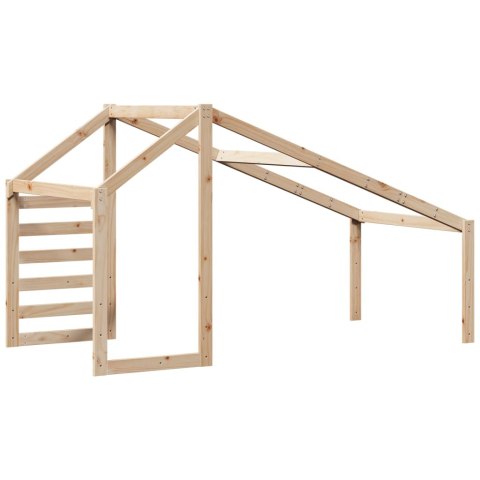 DASZEK DO ŁÓŻKA DZIECIĘCEGO 198X97X113CM LITE DREWNO SOSNOWE
