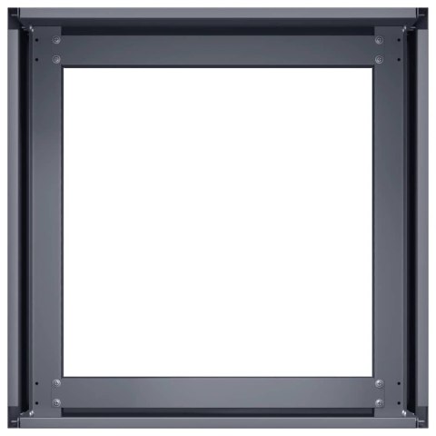 DONICZKA ANTRACYTOWA 40X40X30CM STALOWA