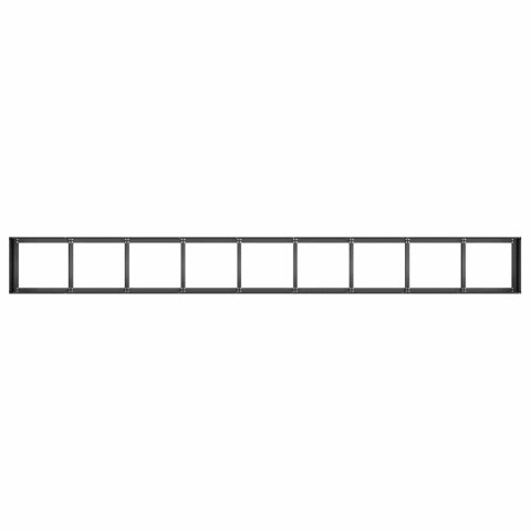 DONICA CZARNA 360X40X40CM STAL WALCOWANA NA ZIMNO