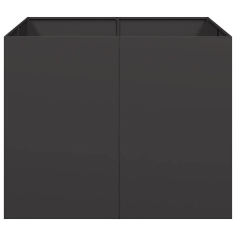 DONICZKA CZARNA 100X100X80CM STALOWA