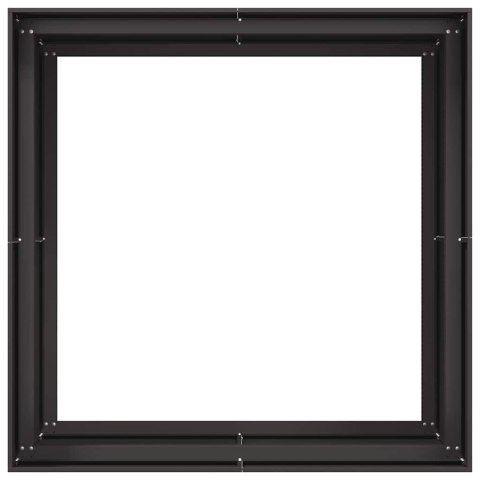 DONICZKA CZARNA 100X100X80CM STALOWA