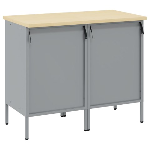 ROBOCZA SZAFKA 2 SZT. CZARNA I SZARA I STALI