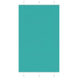 VidaXL Roleta plisowana Zielony Benzyna 120x200cm Szerokość tkaniny