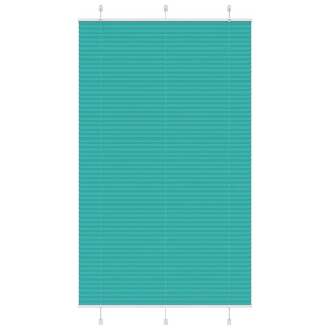 VidaXL Roleta plisowana Zielony Benzyna 120x200cm Szerokość tkaniny