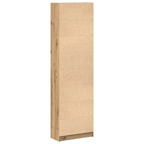 GARDEROBA Z DĘBU RZEMIEŚLNICZEGO 55X25X189CM DREWNO INŻYNIERYJNE