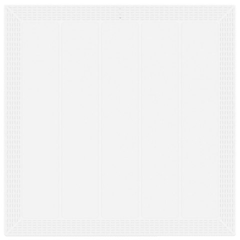 5-CZĘŚCIOWY ZESTAW DO JADALNI Z PODUSZKAMI BIAŁY POLIRATTAN